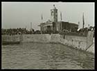 Crowded Pier and Droit House [Lantern Slide]| Margate History
